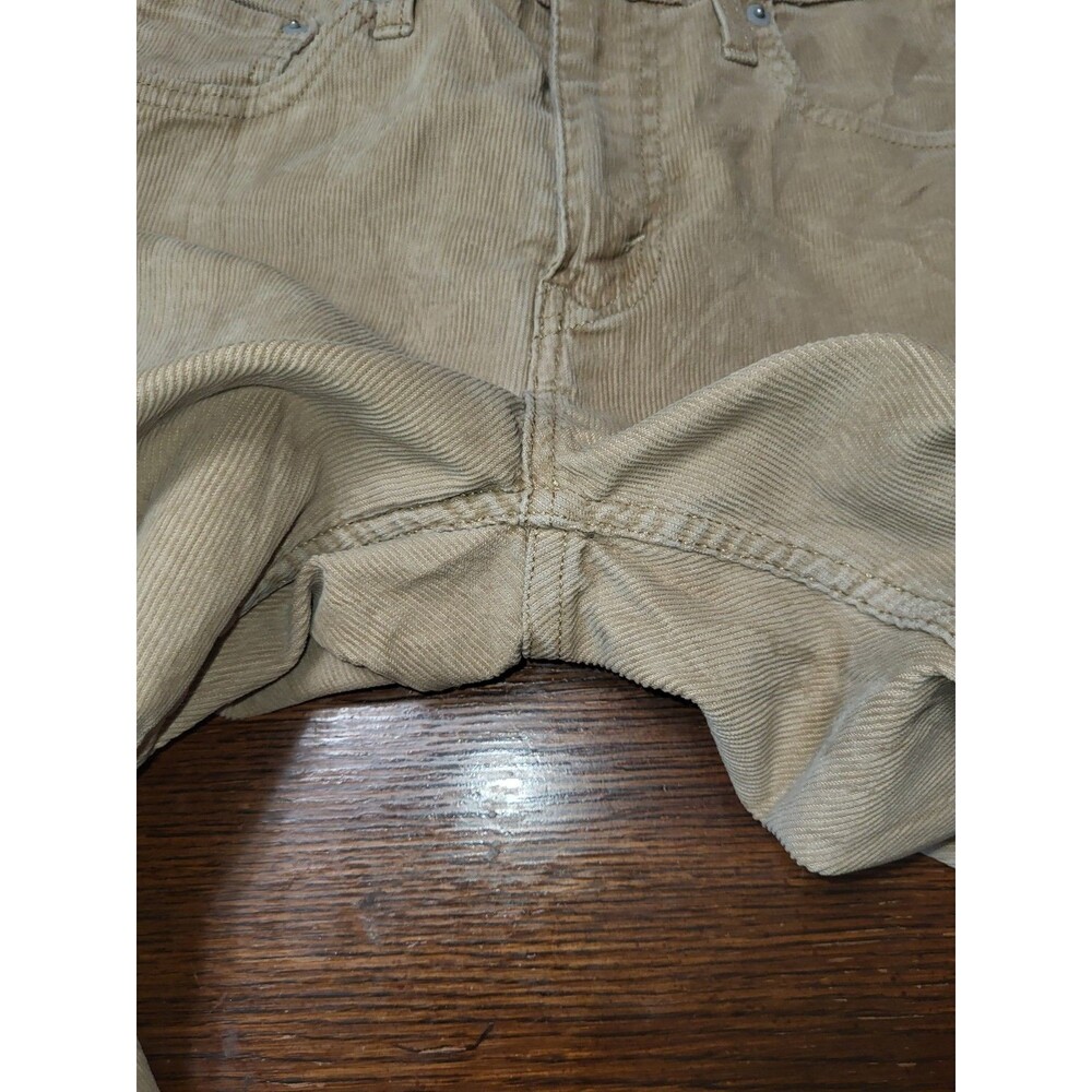 Levi's Beige Corduroy Pants Men 29x30 Measures 30x28 Tan Straight Khaki Cords - Picture 5 of 6